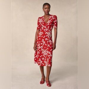 NWT Rouje Gabin Cherry Blossom Print 36/ US 4